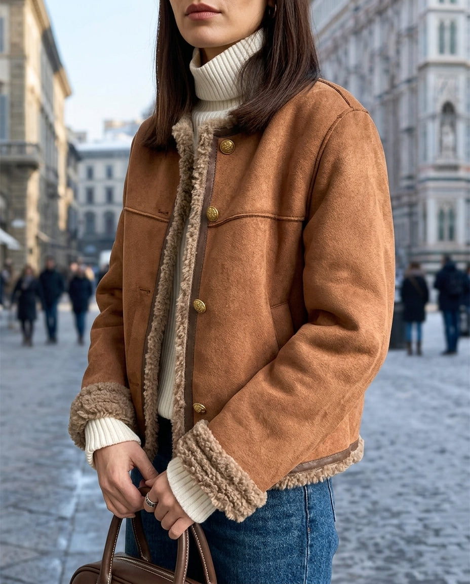 Nora Women's Sherpa Detail Jacket