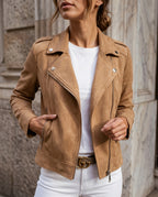 Verlaine Women's Asymmetric Zip Moto Jacket