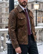 Rowan Men's Retro Leather Jacket