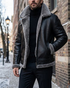 Halden Men's Structured Bomber Jacket