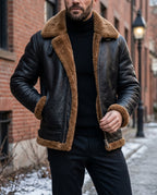 Halden Men's Structured Bomber Jacket