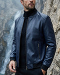 Renegade Men's Leather Bomber Jacket