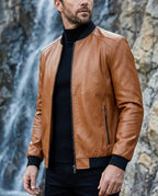 Renegade Men's Leather Bomber Jacket