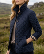 Edna Women's Quilted Button Front Jacket