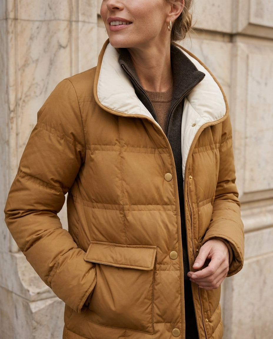 Hasslo Women's Reversible Down Jacket