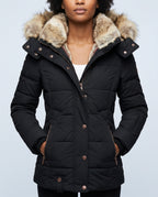 Chantal Women's Hooded Mid Length Puffer