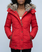 Chantal Women's Hooded Mid Length Puffer