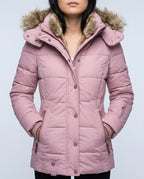 Chantal Women's Hooded Mid Length Puffer