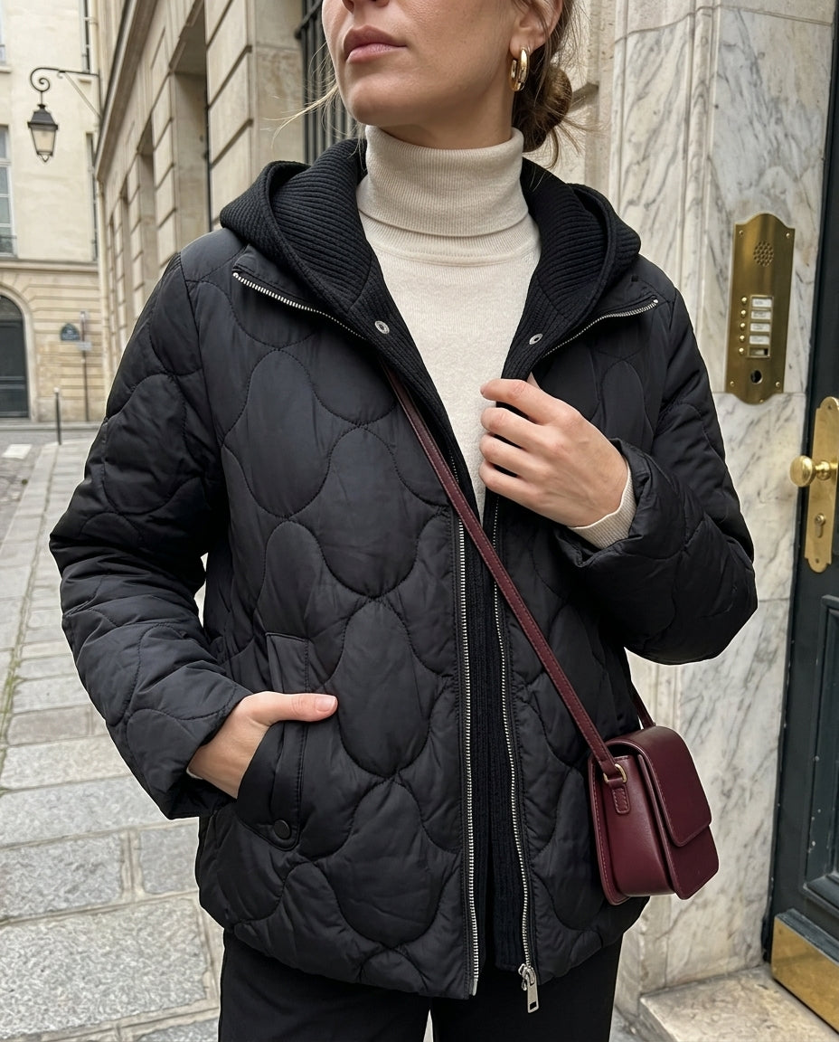 Novara Women's Hooded Quilted Puffer