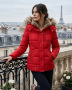 Chantal Women's Hooded Mid Length Puffer