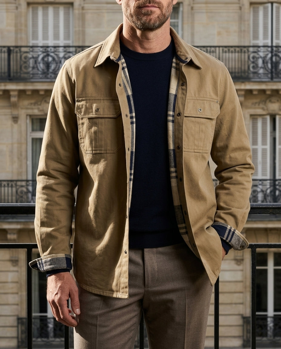 Bergamo Men's Waxed Cotton Jacket