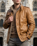 Ashcombe Men's Suede Merino Lined Coat