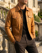 Kastellan Men's Slim Fit Trucker Jacket