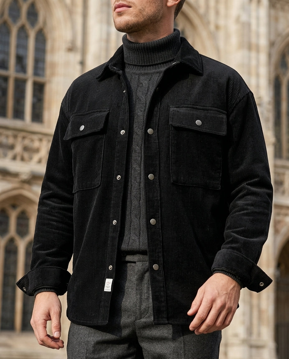 Whitcombe Men's Corduroy Utility Jacket