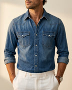 Evaristo Men's Washed Western Shirt