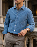 Hudson Men's Corduroy Casual Shirt