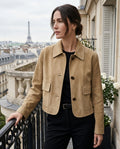 Melinda Women's Faux Suede Blazer