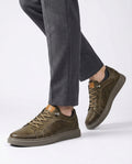 Mazzarini Men's Italian Leather Casual Dress Sneakers