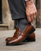 Preston Men's Leather Horsebit Dress Loafers