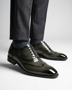 Varcio Men's Two-Tone Wingtip Brogue Oxfords
