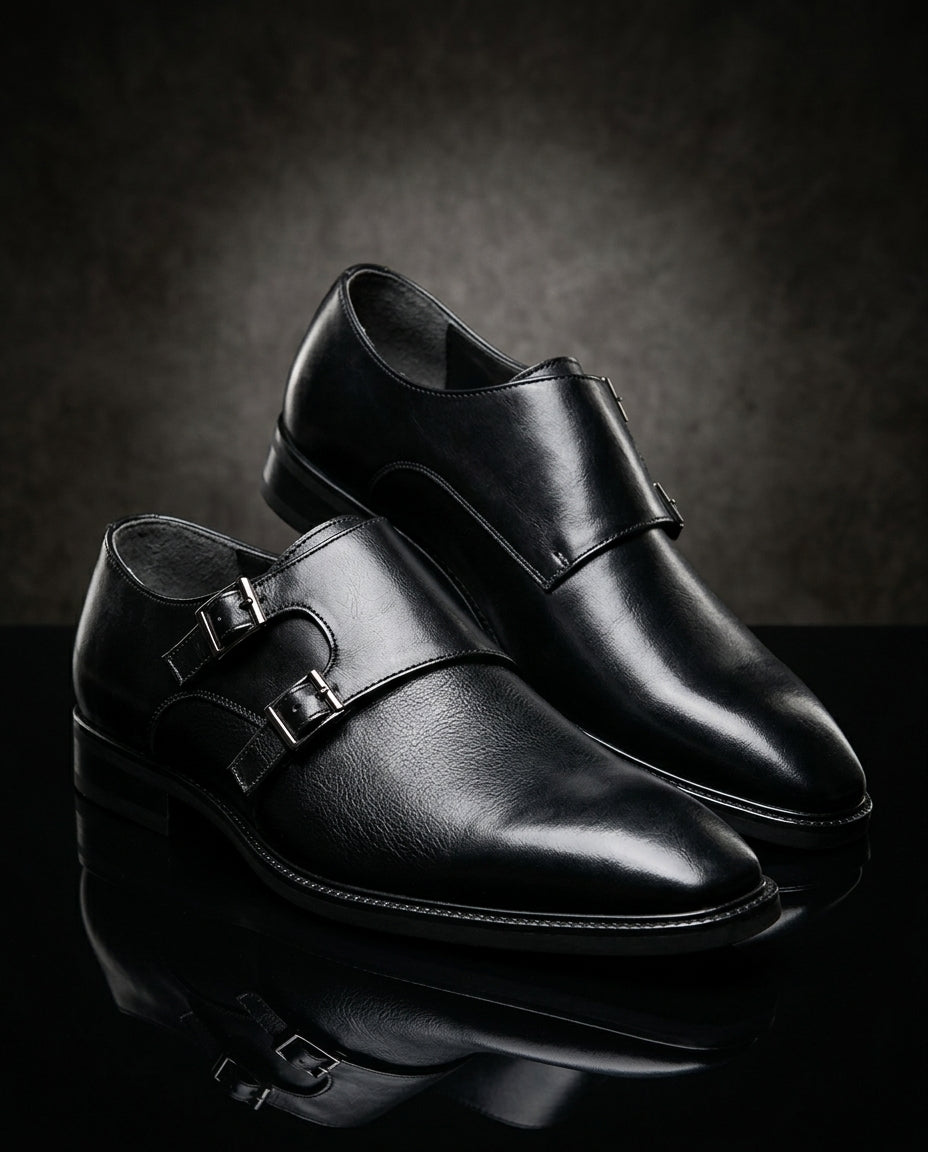 Valmont Men's Double Monk Strap Shoes