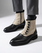 Hartford Men's Two Tone Leather Ankle Boots