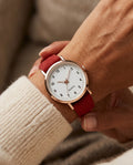Adeline Women's Suede Strap Watch