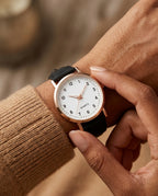 Adeline Women's Suede Strap Watch