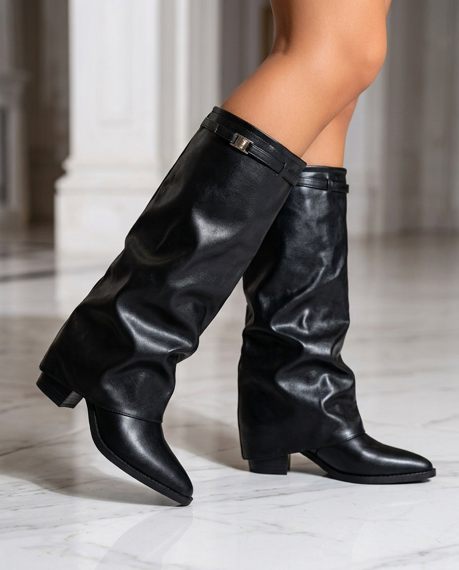 Blakely Women's Fold-Over Slouch Boots