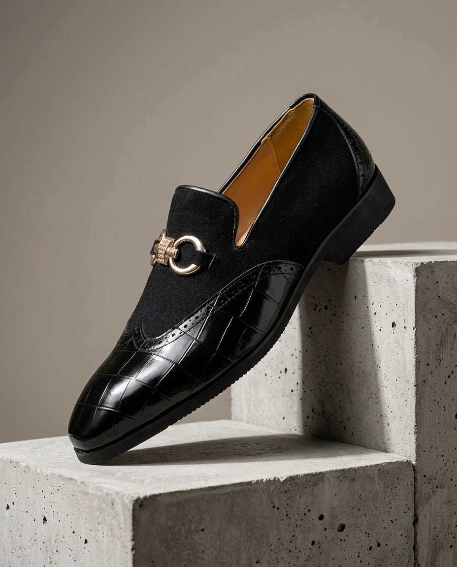 Ashford Men's Leather Suede Loafers