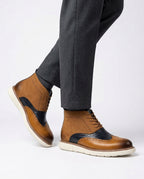 Prescott Men's Wingtip Brogue Boots