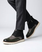 Prescott Men's Wingtip Brogue Boots