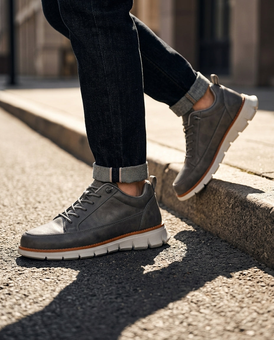 Weston Men's Leather Dress Sneakers
