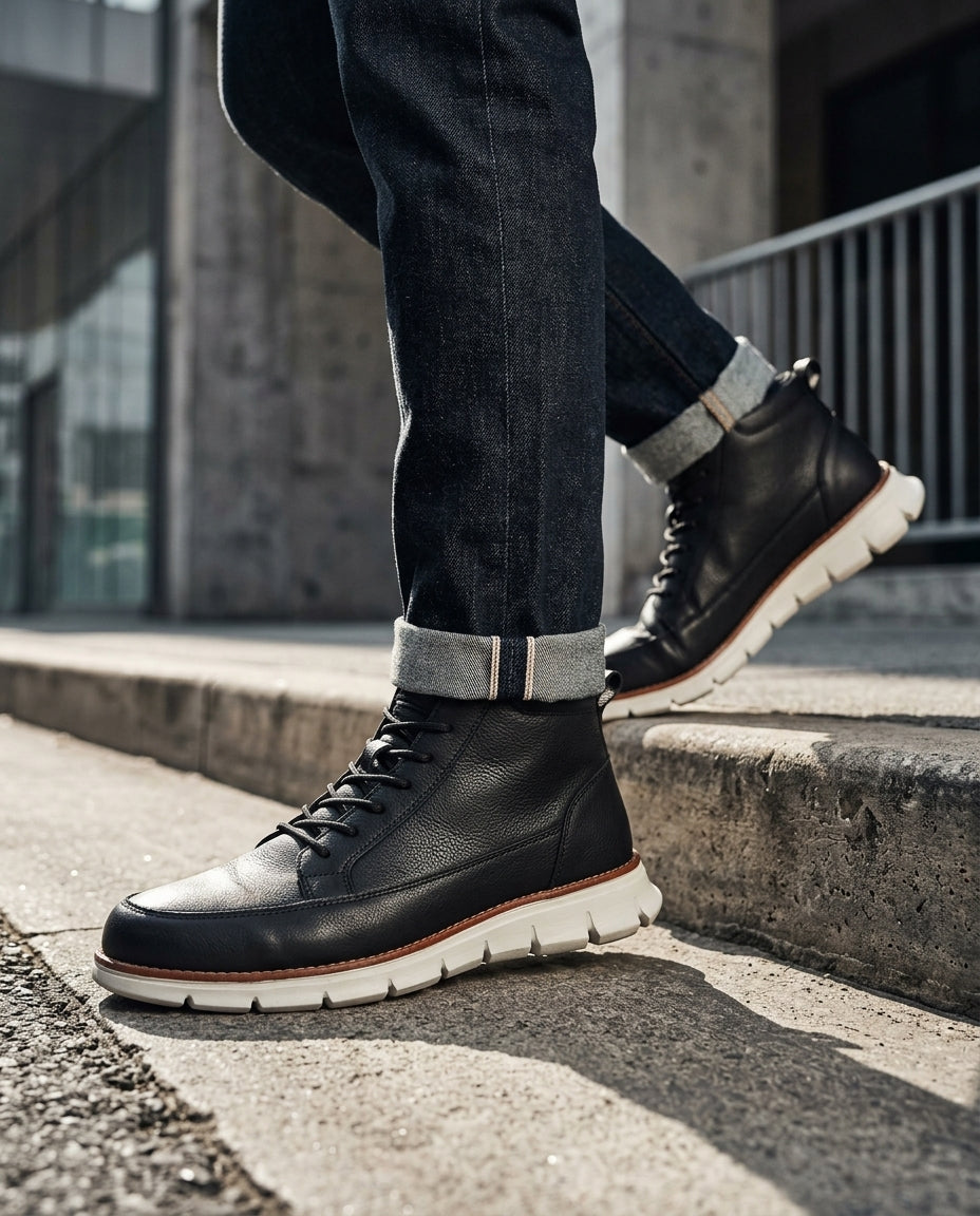 Weston Men's Leather Dress Sneakers