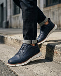 Weston Men's Leather Dress Sneakers