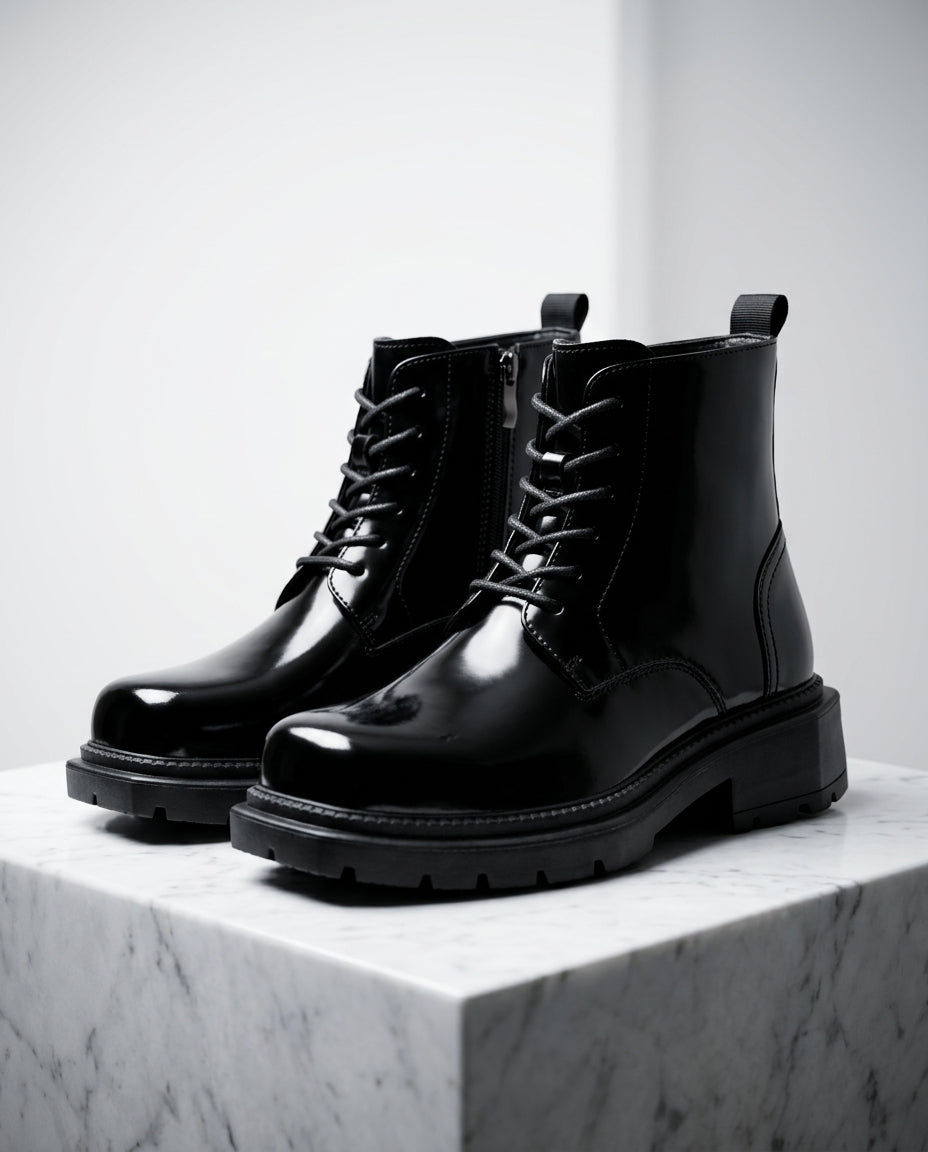 Barrett Men's Leather Platform Boots