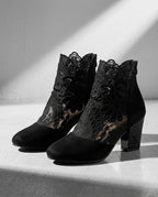Arden Women's Lace Embroidered Heels