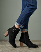 Sinclair Women's Double Strap Suede Boots