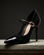 Eleanor Women's Velvet Mary Jane Heels
