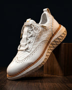 Grayson Men's Woven Leather Sneakers