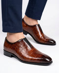 Hollis Men's Croc Embossed Loafers
