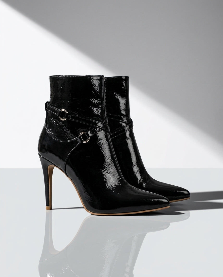 Charlotte Women's Patent Stiletto Boots