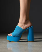 Harper Women's Platform Block Heel Mules