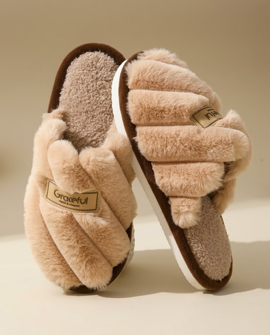 Charlotte Women's Fuzzy Warm Slippers
