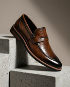 Remington Men's Leather Penny Loafers
