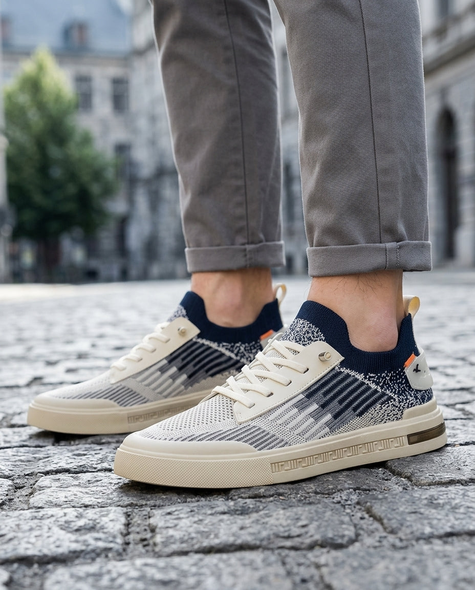 Weston Men's Knit Colorblock Sneakers