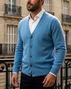 Barrett Men's Cashmere Blend V-Neck Cardigan