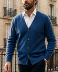 Barrett Men's Cashmere Blend V-Neck Cardigan