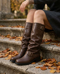 Kensington Women's Knee High Buckle Boots