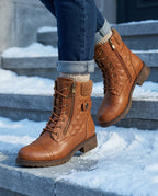 Hadley Women's Sweater Cuff Winter Boots